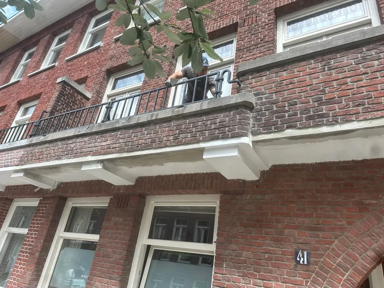 Balkon herstel proces
