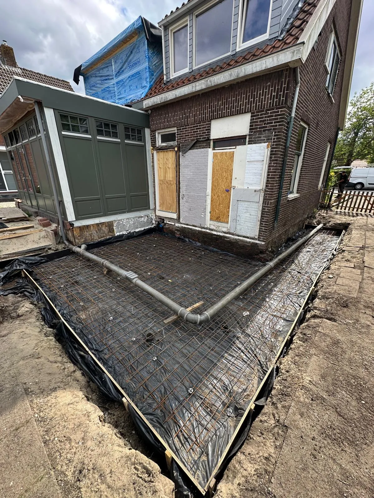 Staalconstructie fundering